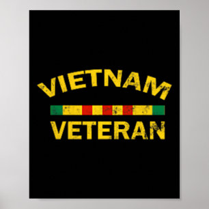 US Army Vietnam Veteraan Vintage US Soldier Vietn Poster