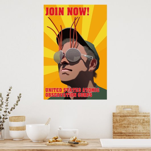 US Atomic Observation Corps Poster (Keuken)