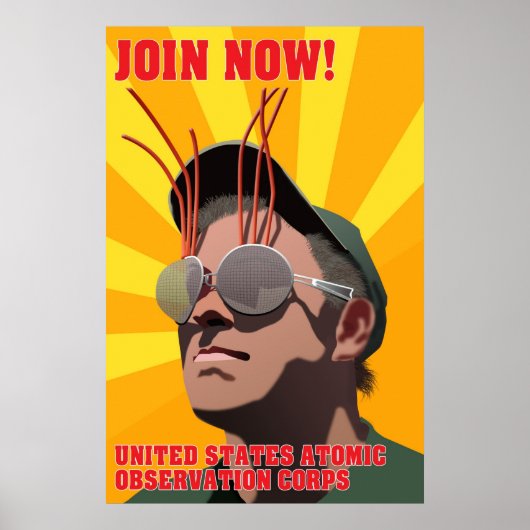 US Atomic Observation Corps Poster (Voorkant)
