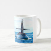 US BALLISTIC MISSILE SOUS-MARINE - SSBN-730 Mug (Devant droit)