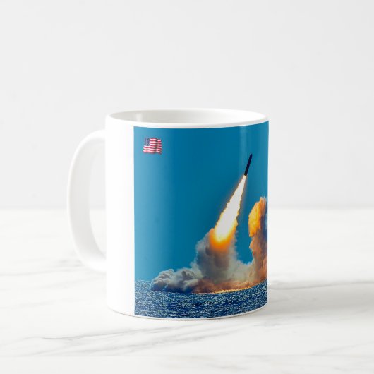 US BALLISTIC MISSILE SOUS-MARINE - SSBN-739 Mug (Devant gauche)