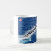 US BALLISTIC MISSILE SOUS-MARINE - SSBN-741 Mug (Devant gauche)