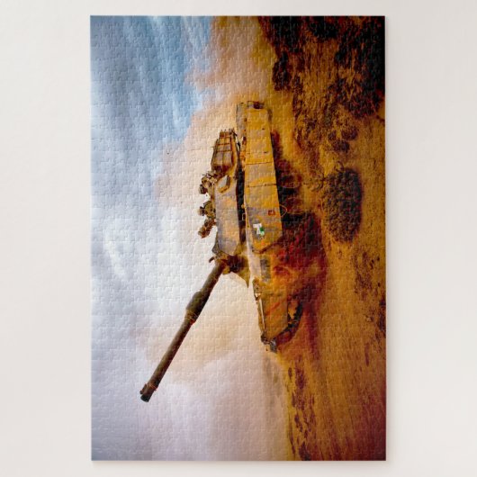 US BATTLE TANK - M1 ABRAMS (20x30 inch) Legpuzzel (Verticaal)