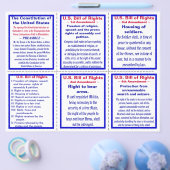 US Bill of Rights Pocket Pamphlet (25ct) Flyer (Enkel)
