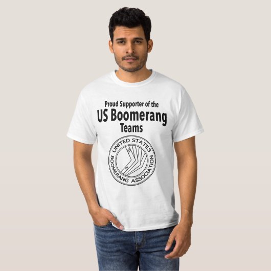 US Boomerang Team Support T-Shirt (Voorkant volledig)