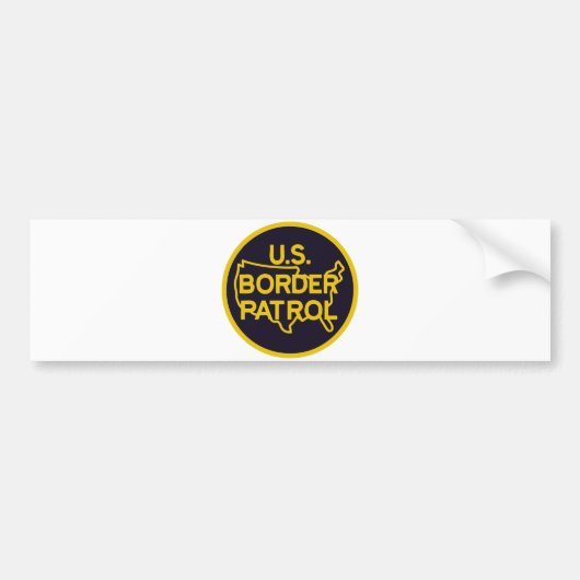 US Border Patrol Seal Bumpersticker (Voorkant)