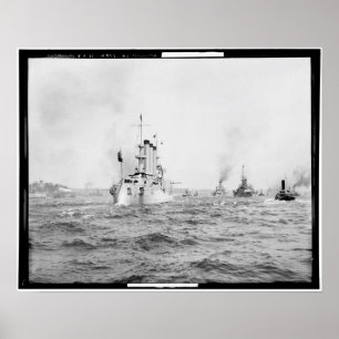 US Brooklyn, Navy, Battleship,  Poster