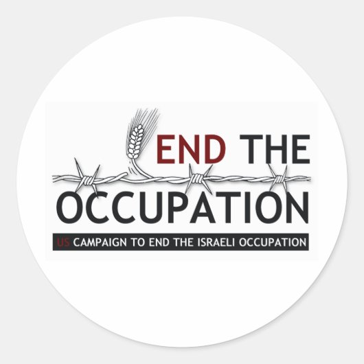 US Campaign-Stickers Ronde Sticker (Voorkant)