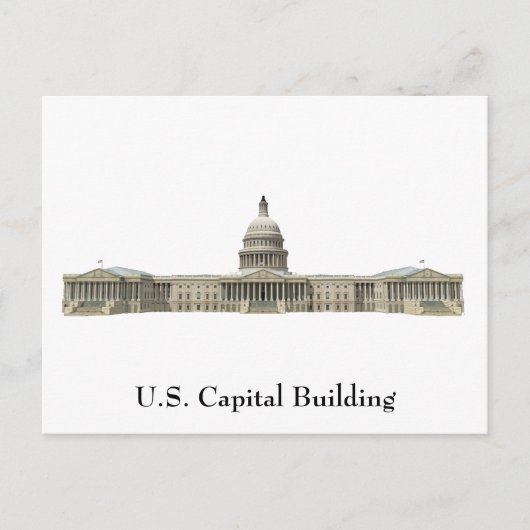 US Capital Building: Washington DC Briefkaart (Voorkant)