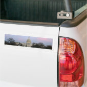 US Capitol bij winterschemering Bumpersticker (Op Truck)