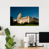 US Capitol Building Poster (Thuiskantoor)