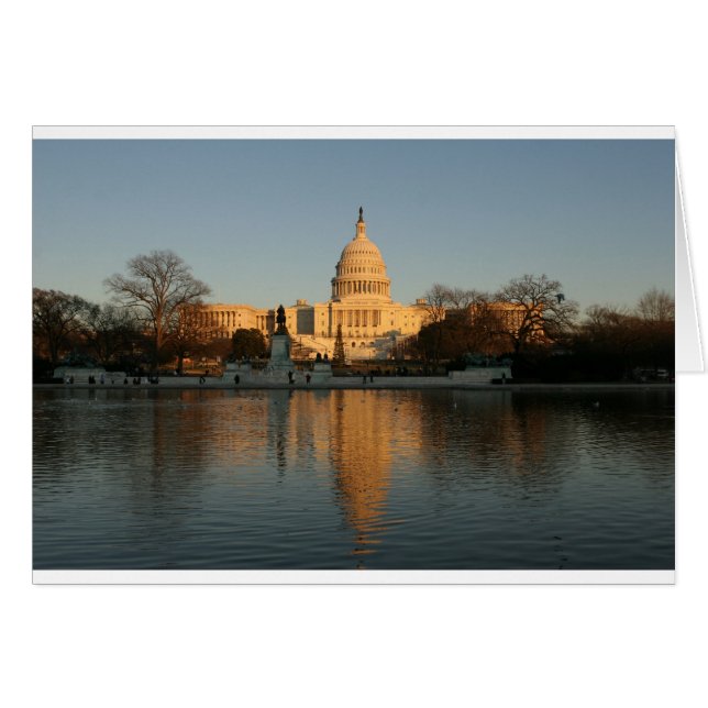 US Capitol Building Sunset (Voorkant Horizontaal)