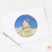 US Capitol Building, Washington DC, VS Ronde Sticker (Envelop)