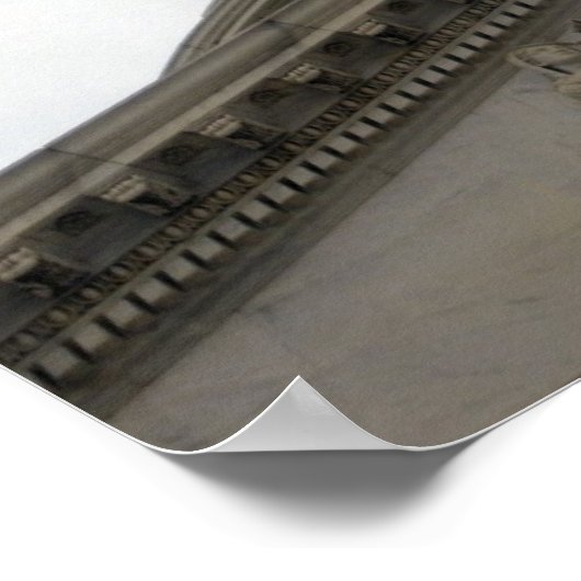 US Capitol Building with American Flag - East Poster (Hoek)