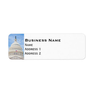 US Capitol Dome in Washington DC Etiket