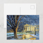 US Capitol Hill Christmas Briefkaart (Voorkant / Achterkant)