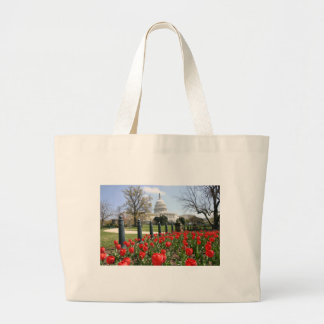 US Capitollingsbloem Grote Tote Bag