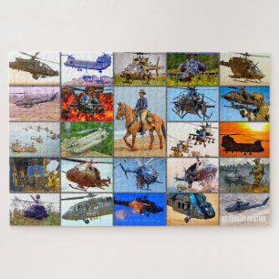 US CAVALRY AVIATION "MONTAGE" LEGPUZZEL