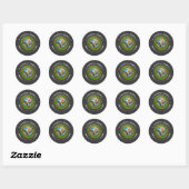 US Central Command (OEF-A) Ronde Sticker (Vel)
