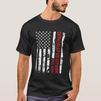 Us Citizen Est 2023 New American Citizenship Test T-shirt