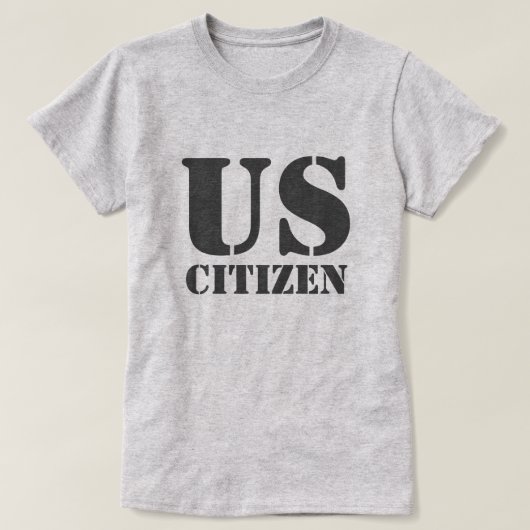 US Citizen T-shirt (Design voorkant)