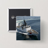 US Coast Guard Cutter Waesche 2 Vierkante Button 5,1 Cm (Voorkant /achterkant)