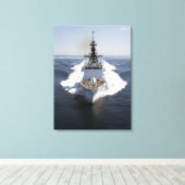 US Coast Guard Cutter Waesche Canvas Afdruk (Insitu (Houten vloer))