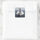 US Coast Guard Cutter Waesche Vierkante Sticker (Tas)