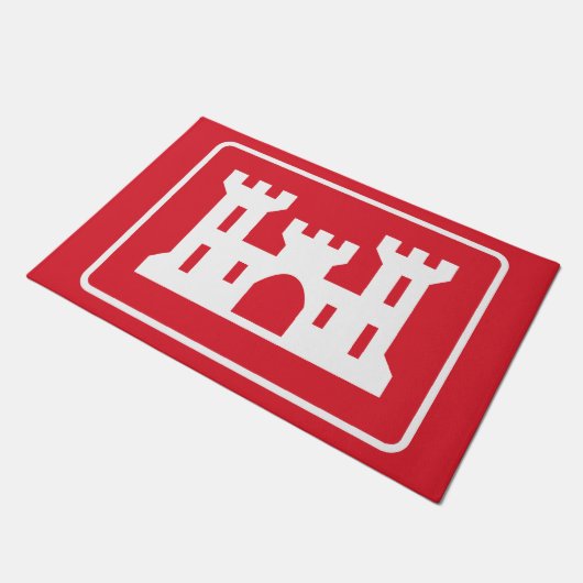 US Corps of Engineers DOD Army Deurmat (Schuin)