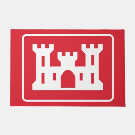 US Corps of Engineers DOD Army Deurmat (Voorkant)