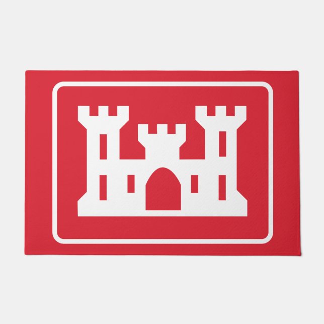 US Corps of Engineers DOD Army Deurmat (Voorkant)