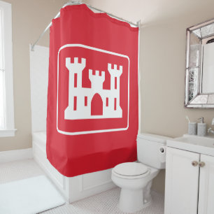 US Corps of Engineers DOD Army Douchegordijn