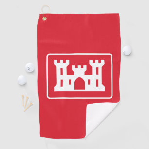 US Corps of Engineers DOD Army Golfhanddoek