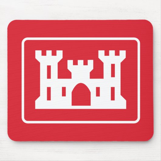 US Corps of Engineers DOD Army Muismat (Voorkant)