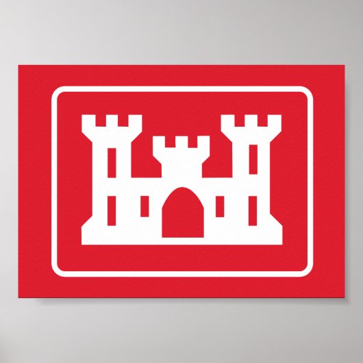 US Corps of Engineers DOD Army Poster (Voorkant)