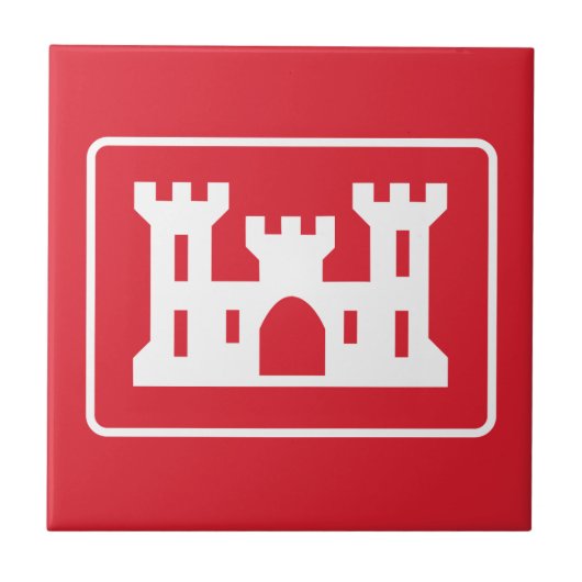 US Corps of Engineers DOD Army Tegeltje (Voorkant)