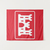 US Corps of Engineers DOD Militair Wandkleed (Voorkant (horizontaal))
