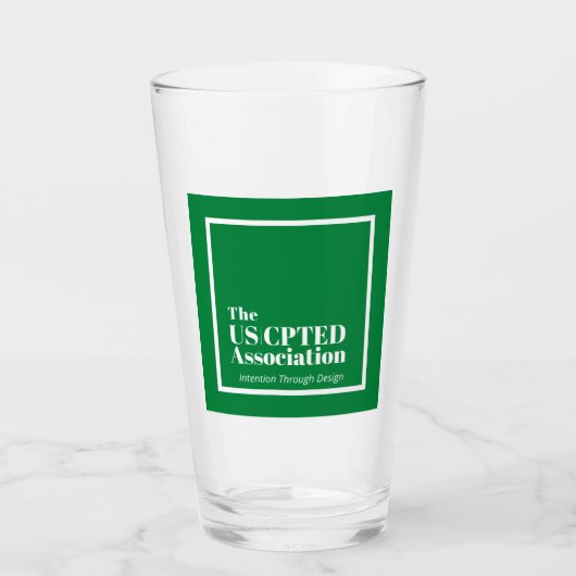 US CPTED Association Tumbler en verre (Devant)