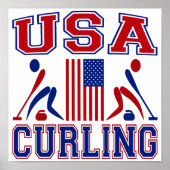 US Curling Poster (Voorkant)