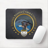 US Cyber Command Muismat (Met muis)