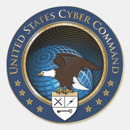 US Cyber Command sticker (Voorkant)