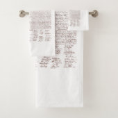 US Declaration of Independence Bad Handdoek (Insitu)