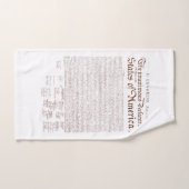 US Declaration of Independence Bad Handdoek (Handdoek)