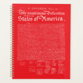 US Declaration of Independence Planner (Voorkant)