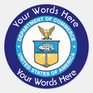 US Department of Commerce Custom Sticker