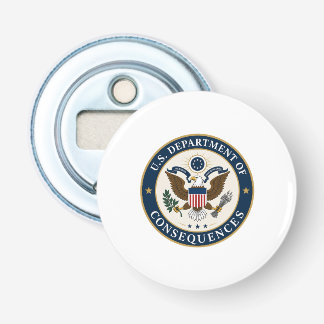 US Department of Consequences hoed Button Flesopener