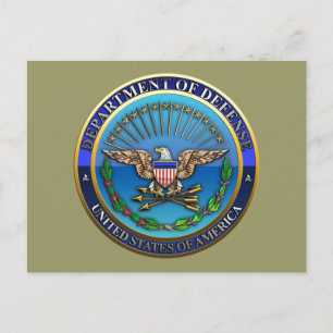US Department of Defense (DoD) Briefkaart