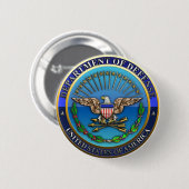 US Department of Defense (DoD) Ronde Button 5,7 Cm (Voorkant /achterkant)