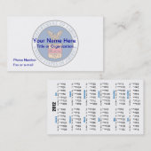 US Department of Labor Visitekaartje (Voorkant / Achterkant)