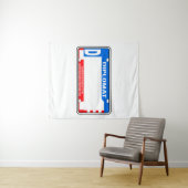 US Diplomatic Licence Bord Blank Wandkleed (In Situ (horizontaal))